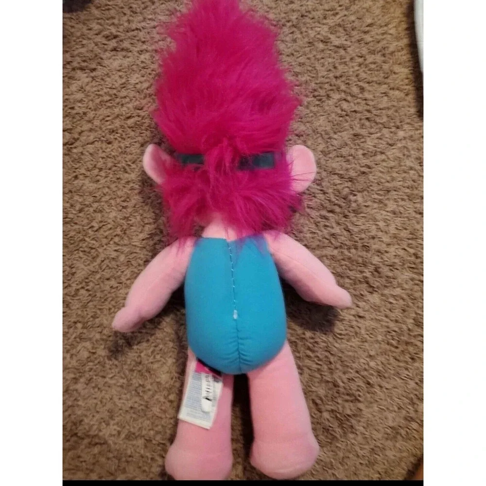 Build A Bear Trolls Princess Poppy Stuffed Doll Plush‎ Pink